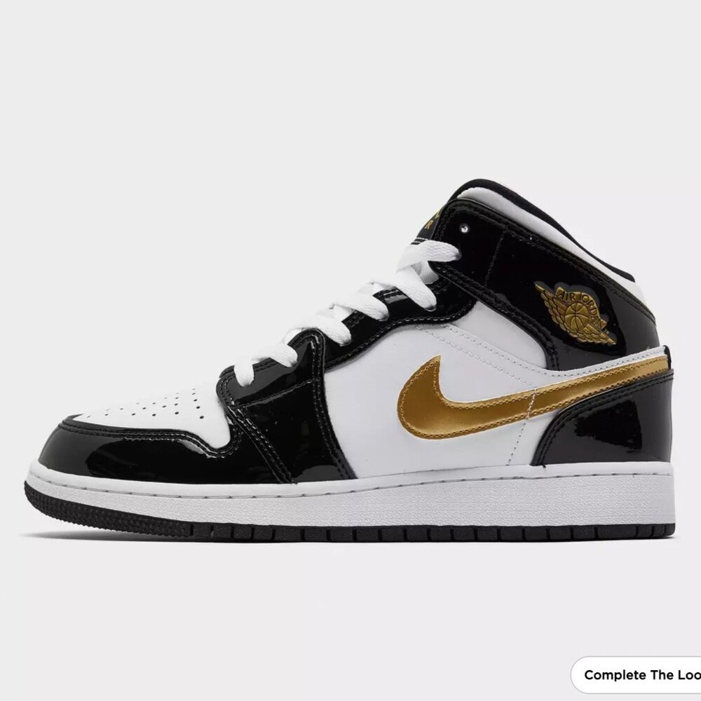 Nike Big Kids' Air Jordan Retro 1 Mid SE Casual Shoes Size 6.5Y